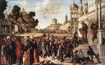 St Stephen is Consecrated Deacon Vittore Carpaccio Oil Paintings